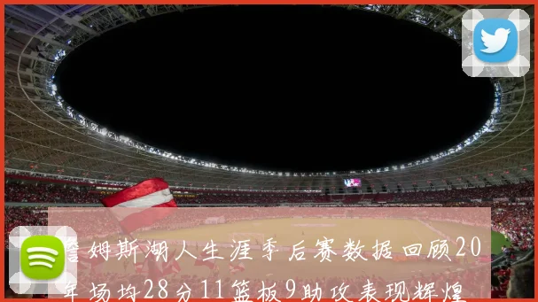 詹姆斯湖人生涯季后赛数据回顾20年场均28分11篮板9助攻表现辉煌